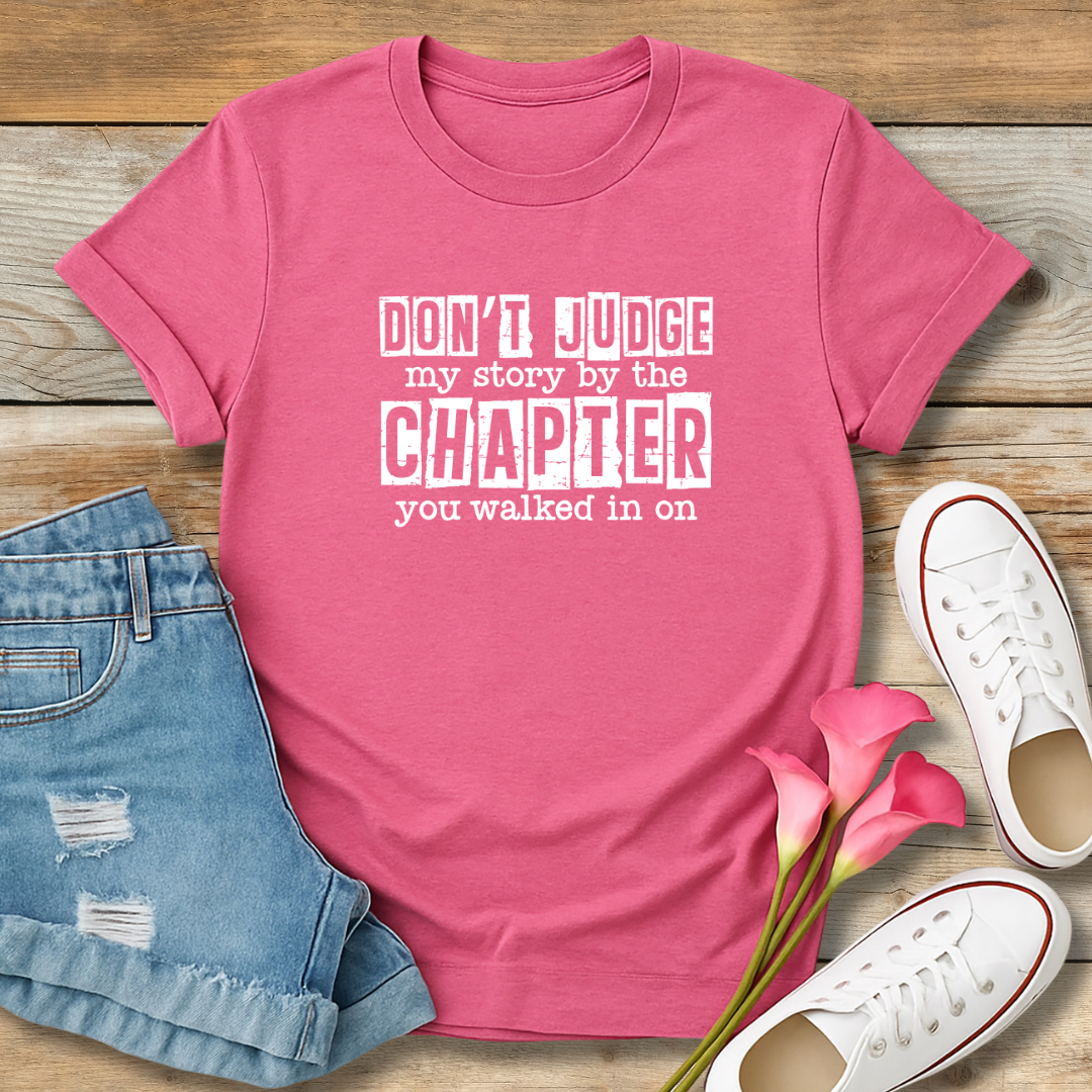 Don’t Judge My Story Tee | Grace & Redemption Graphic Shirt