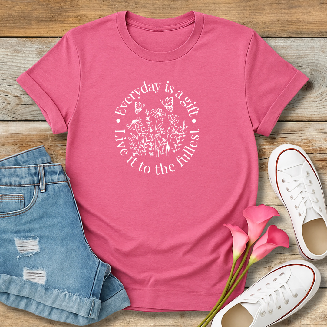 Everyday Is A Gift Tee | Positive Christian Gratitude Shirt