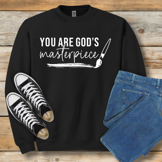 God’s Masterpiece Sweatshirt | Ephesians 2:10 Christian Shirt