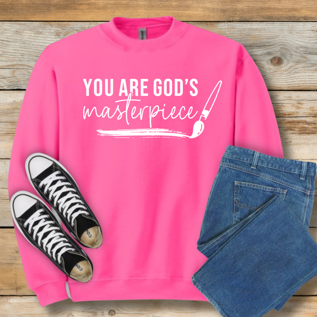 God’s Masterpiece Sweatshirt | Ephesians 2:10 Christian Shirt