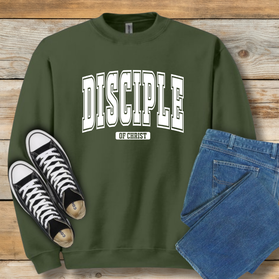 Disciple of Christ Sweatshirt | Classic Faith Identity Shirt
