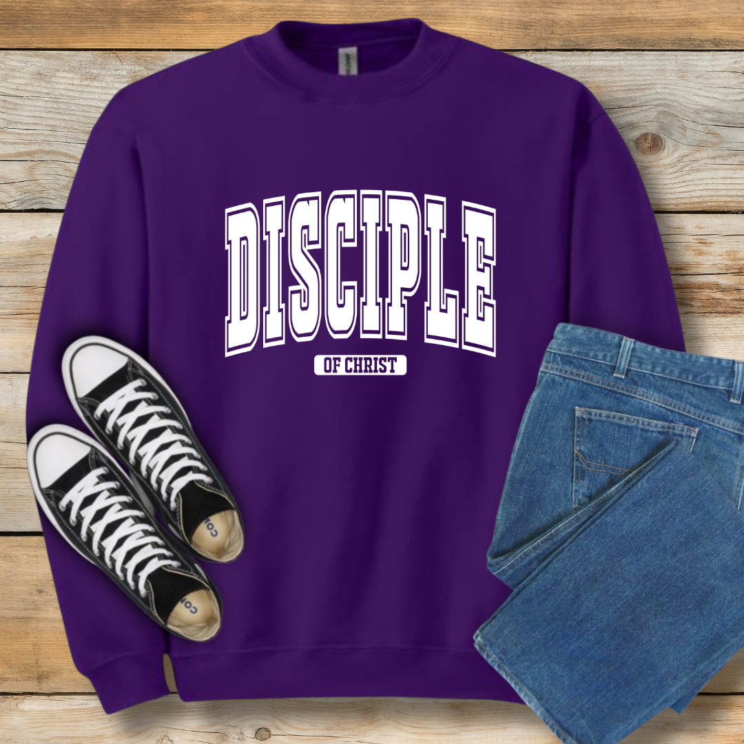 Disciple of Christ Sweatshirt | Classic Faith Identity Shirt