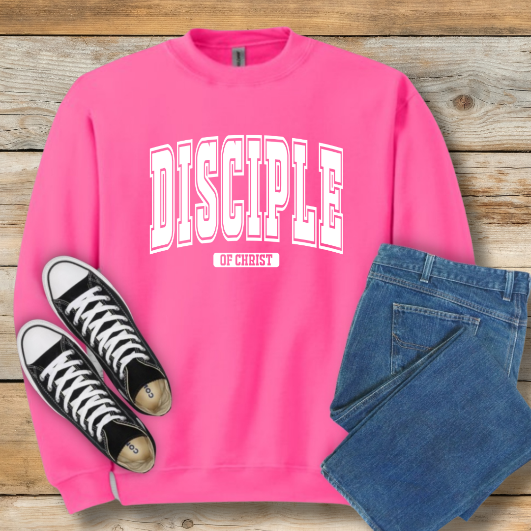 Disciple of Christ Sweatshirt | Classic Faith Identity Shirt