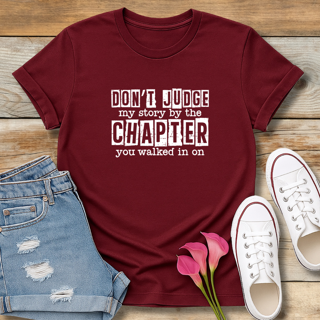Don’t Judge My Story Tee | Grace & Redemption Graphic Shirt