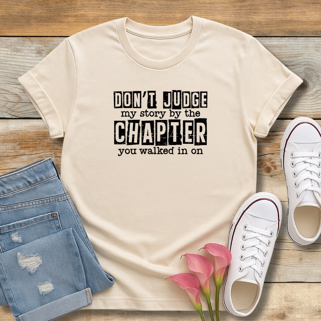 Don’t Judge My Story Tee | Grace & Redemption Graphic Shirt