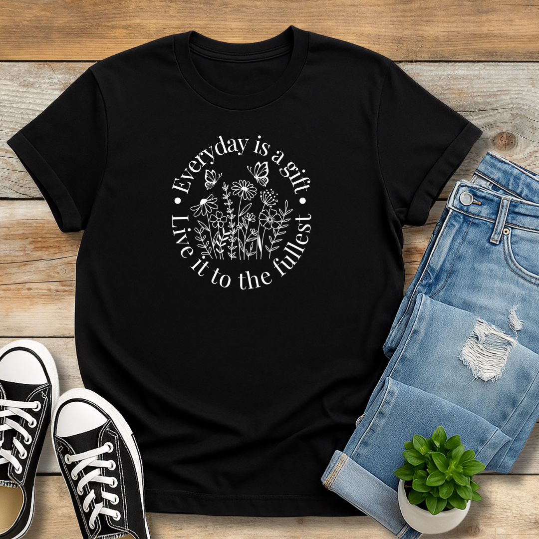 Everyday Is A Gift Tee | Positive Christian Gratitude Shirt