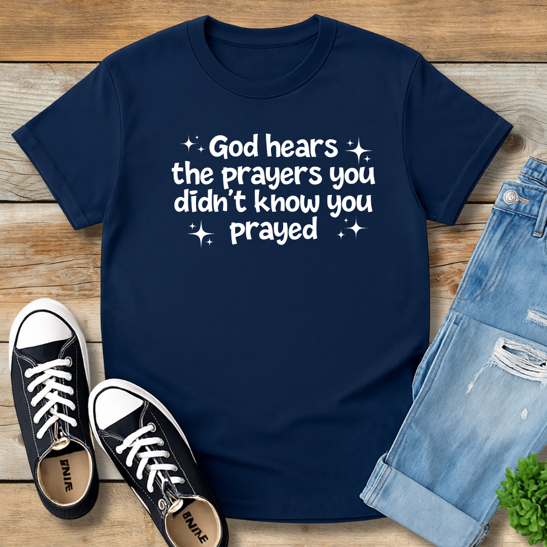Unspoken Prayers Tee | Divine Awareness Christian Shirt