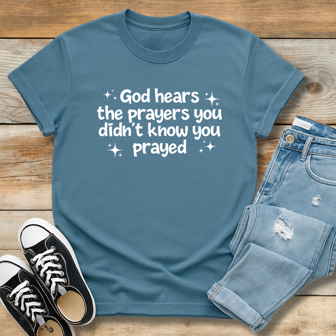 Unspoken Prayers Tee | Divine Awareness Christian Shirt