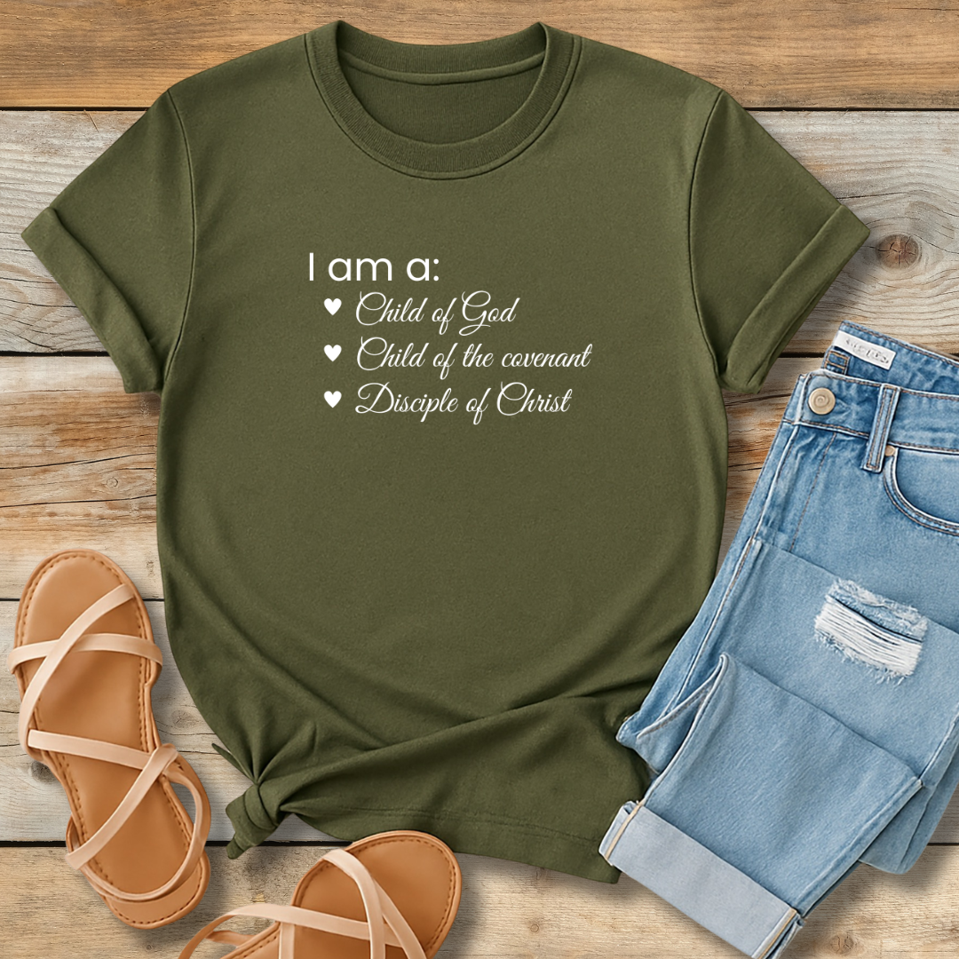 I Am a Child of God Tee | Core Identity Christian Shirt