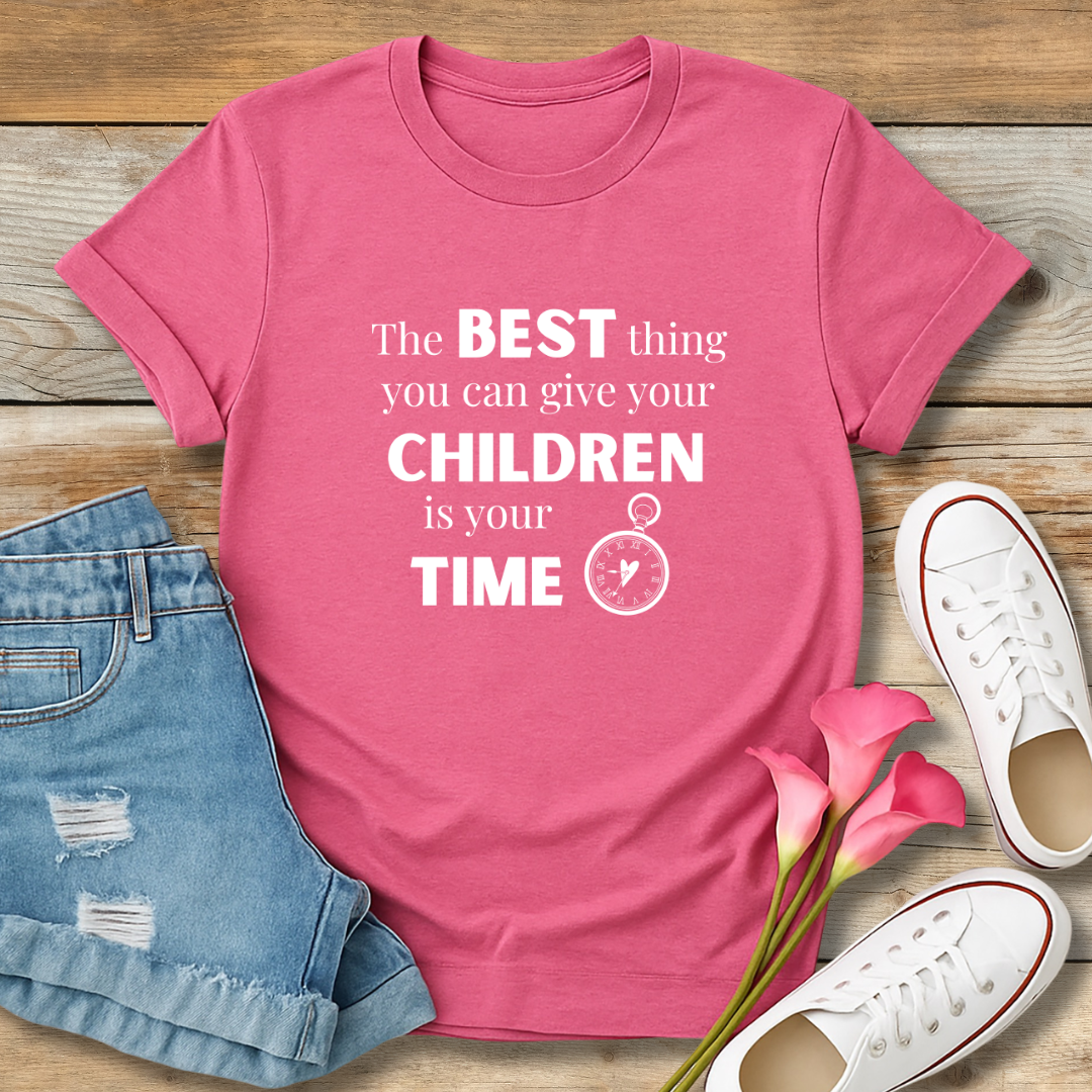 The Gift of Time Tee | Intentional Parenting Graphic Shirt
