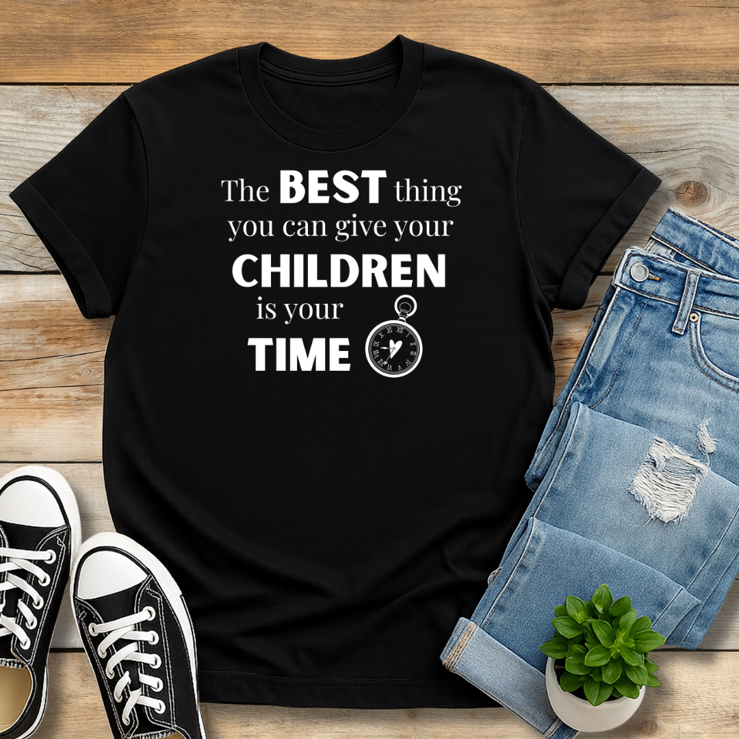 The Gift of Time Tee | Intentional Parenting Graphic Shirt