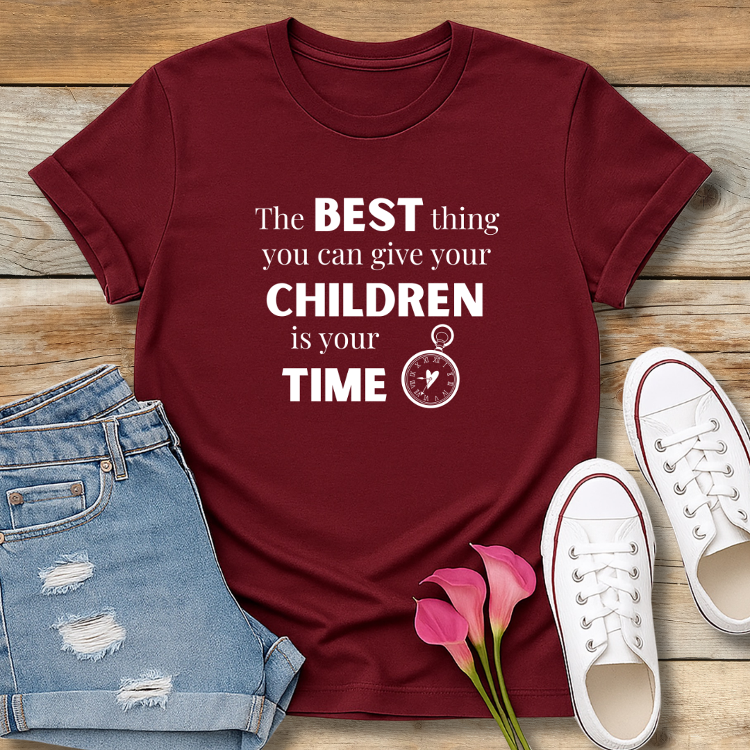 The Gift of Time Tee | Intentional Parenting Graphic Shirt