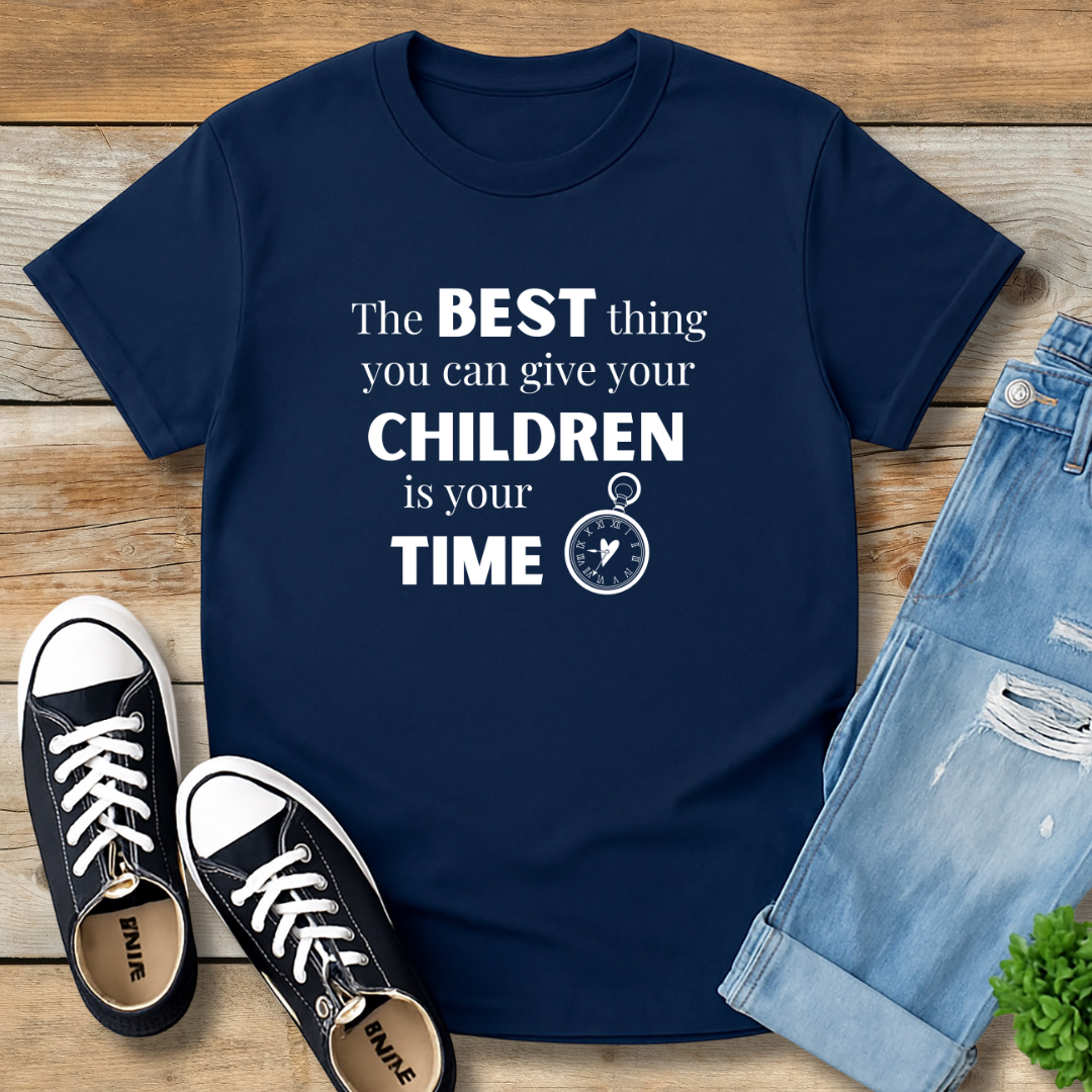 The Gift of Time Tee | Intentional Parenting Graphic Shirt