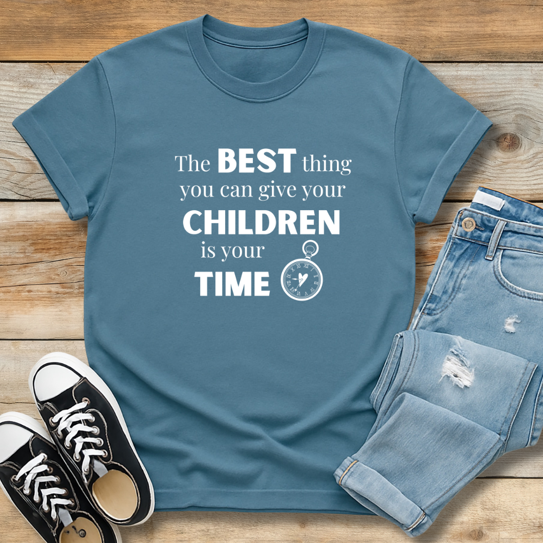 The Gift of Time Tee | Intentional Parenting Graphic Shirt