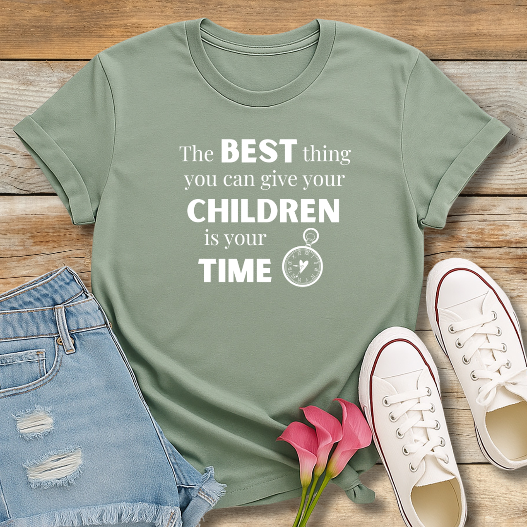 The Gift of Time Tee | Intentional Parenting Graphic Shirt