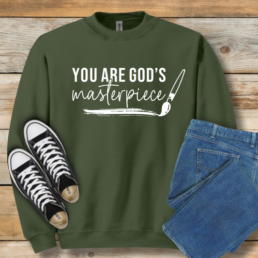 God’s Masterpiece Sweatshirt | Ephesians 2:10 Christian Shirt